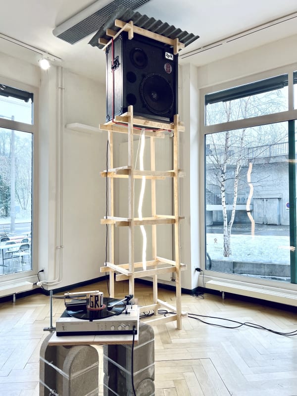 ARTYOU Installation – Kollektiv Hotel Regina, We accidentally made eye contact with a Mähkante in our basement