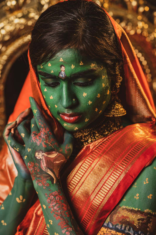 Abhijna Vemuru Kasa Meenakshi Fine art Giclée print on Hahnemühle paper 40 x 26 inches 2022