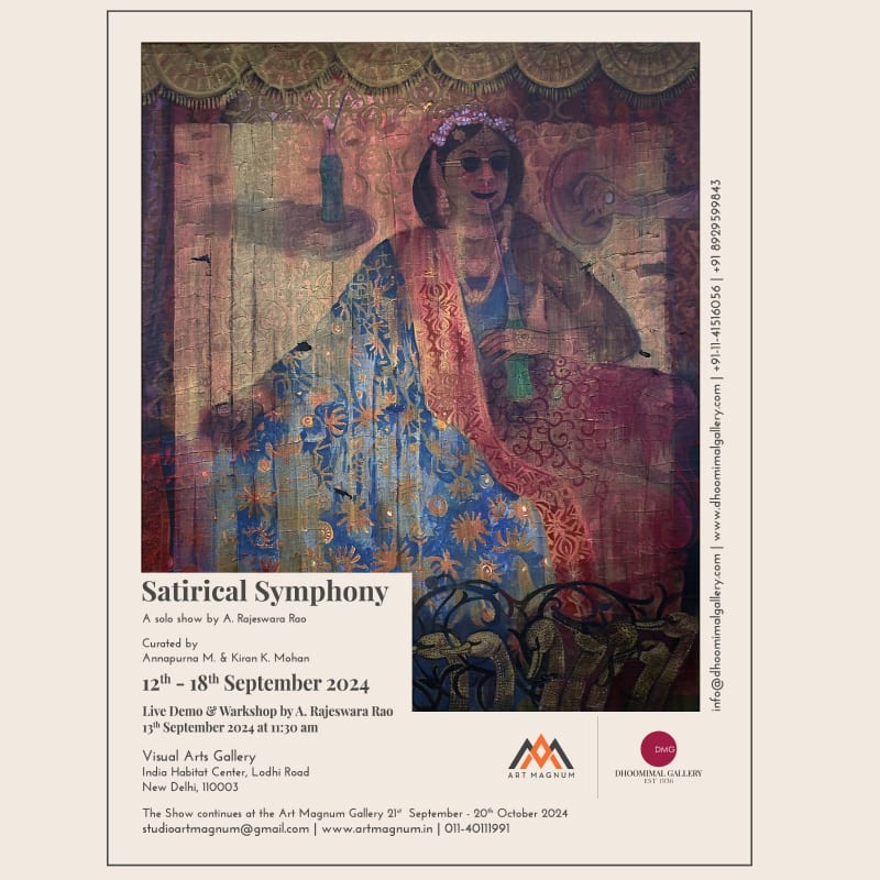 Satirical Symphony, a Solo show by A. Rajeswara Rao, Presented by Dhoomimal Gallery and Art Magnum