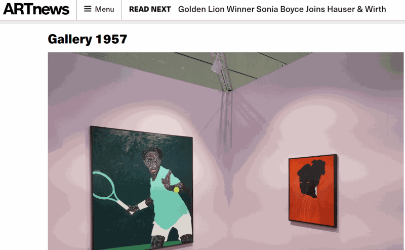 Gallery 1957 Selected as Standout Booths at Frieze Seoul by ArtNews