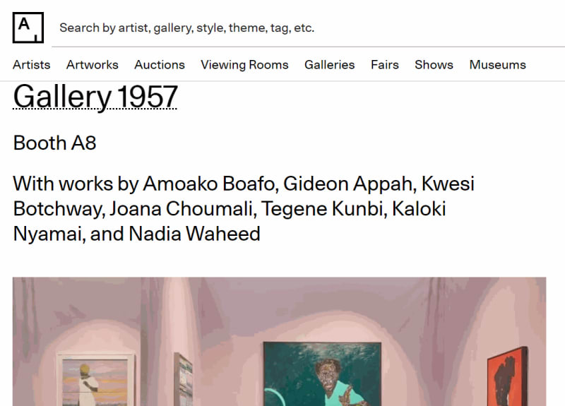 Gallery 1957 Selected as one of Best Booths at Frieze Seoul by Artsy
