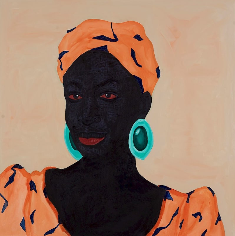 Green Stone Earrings, 2020