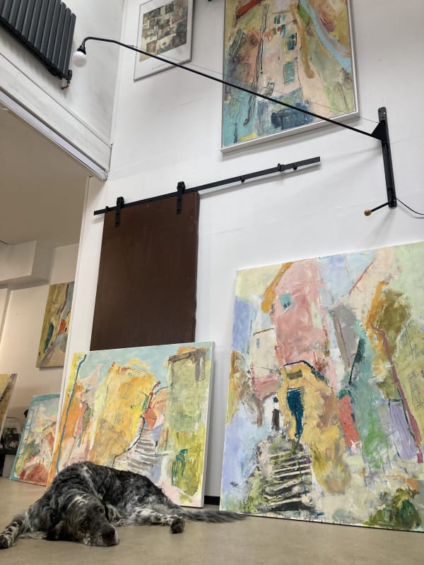 Julia Maleeva's studio, 2024. © The Artist.