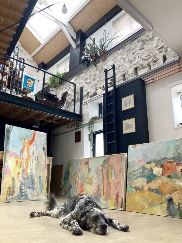 Julia Maleeva's studio, 2024. © The Artist.