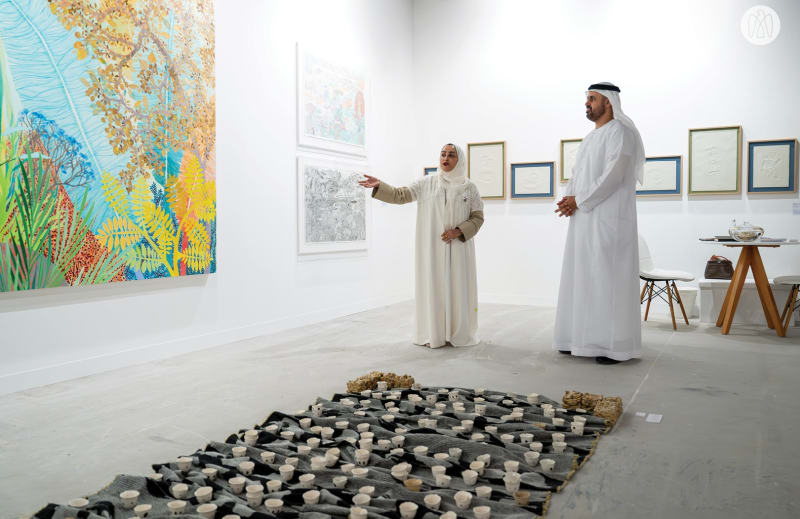 Theyab bin Mohamed bin Zayed inaugurates 16th edition of Abu Dhabi Art, Abu Dhabi Media Office