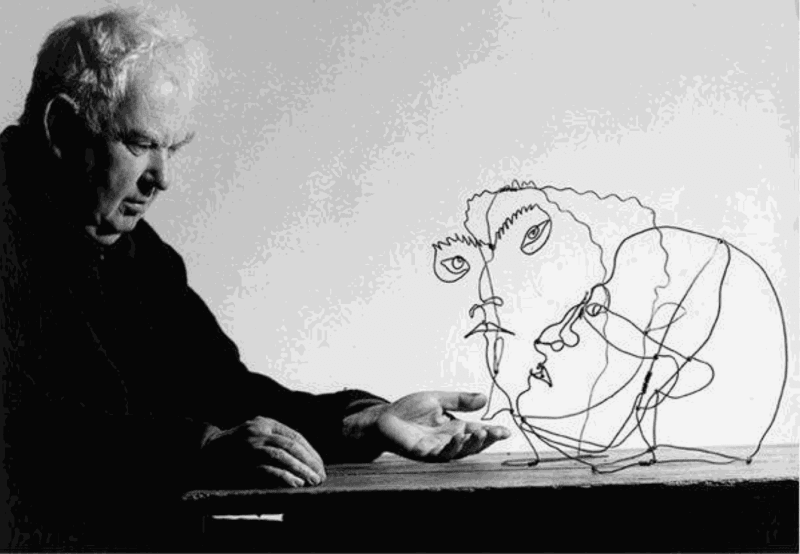 Ugo Mulas Alexander Calder with “Edgar Varese” and “Untitled”, Saché, France, Gelatin silver print, 1963 Courtesy Ugo Mulas Archives © Ugo Mulas Heirs Artwork in photograph © 2015 Calder Foundation, New York / DACS, London