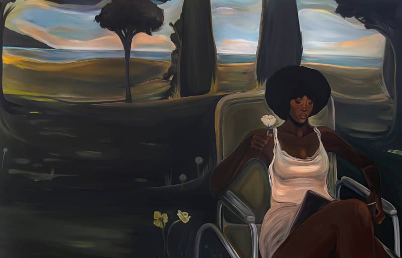 Megan Gabrielle Harris - June - 2023 - 46inches H x 72 inches W - Acrylic on canvas