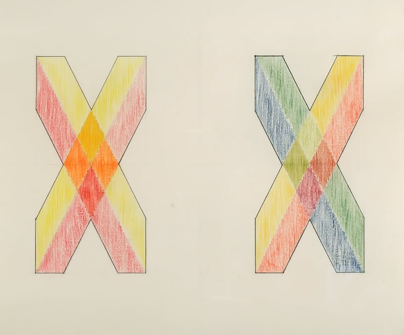 Image detail: Neil Williams, Untitled, c. 1960's, Colored pencil on paper