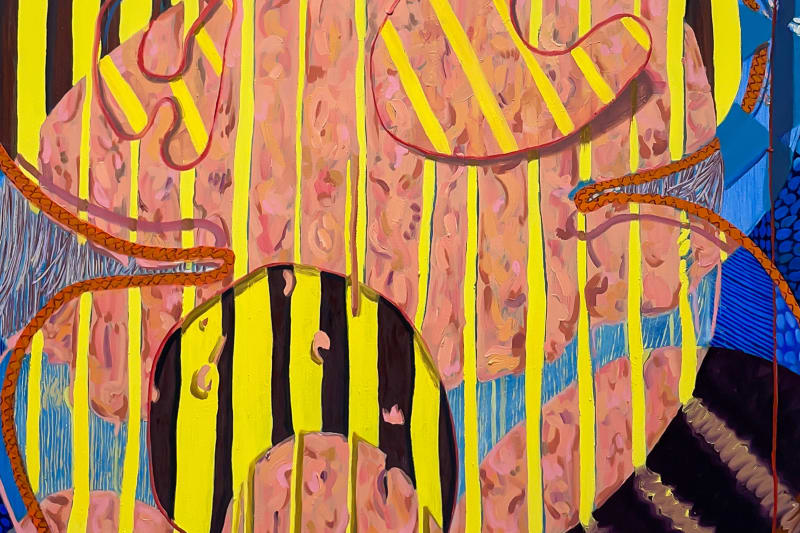 Image detail: Mary Anne Arntzen, Undertow, 2021 ,Oil on canvas