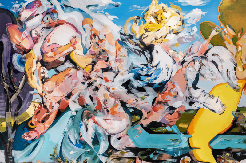 Image detail: Rejoice in Nature’s Expense, 2020, Oil on linen