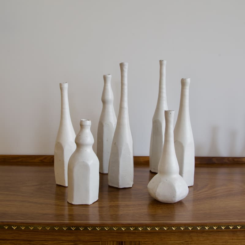 Akiko Hirai, Seven Morandi Bottles, 2022