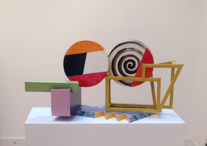 Peter Shire Shelly’s Trellis, 1984 Glazed Ceramic 11 x 21 x 11 inches