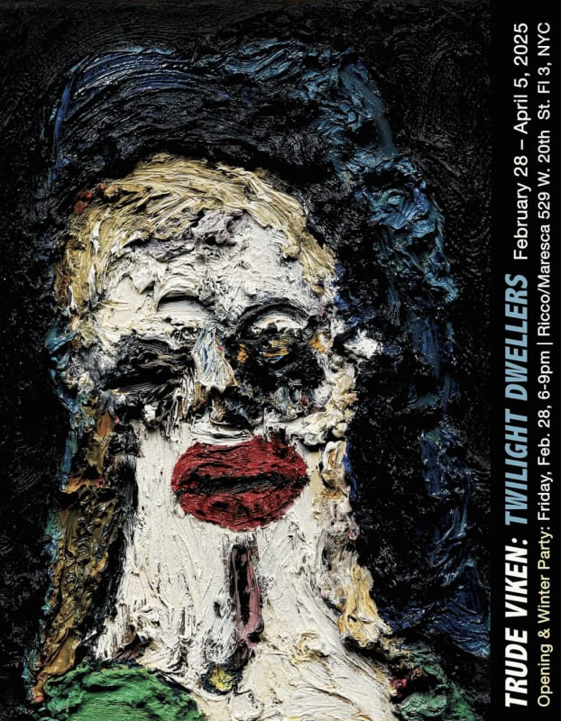 Trude Viken, Untitled, 2018, oil on canvas, 40.6 x 30.5 cm, courtesy of Trude Viken and Ricco/Maresca