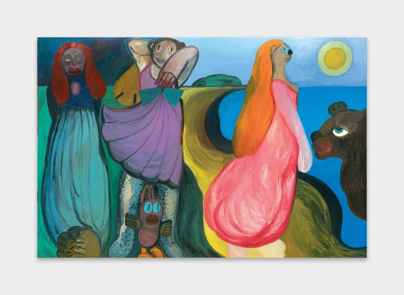 Trude Viken, Summer Play, 2025, oil on canvas, 200 x 300 cm, courtesy of the artist and JARILAGER Gallery, Cologne