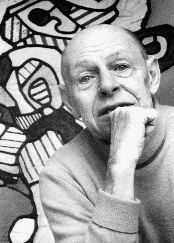 Portrait of Jean Dubuffet ©ADAGP / Fondation Dubuffet, Paris