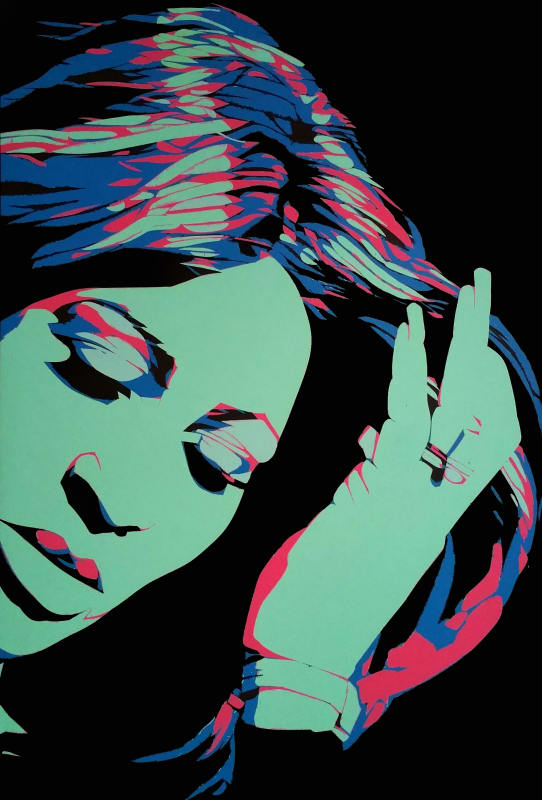 Bernard RANCILLAC, "Tina Turner", 1973, Acrylic on canvas, 130 x 89 cm © Samuel Le Paire Fine Art