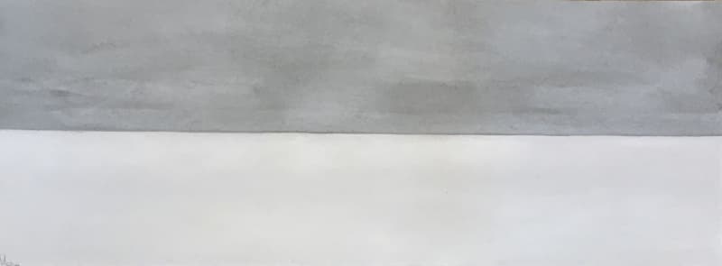 Horizon 1, dry pastel, 30 x 80 cm