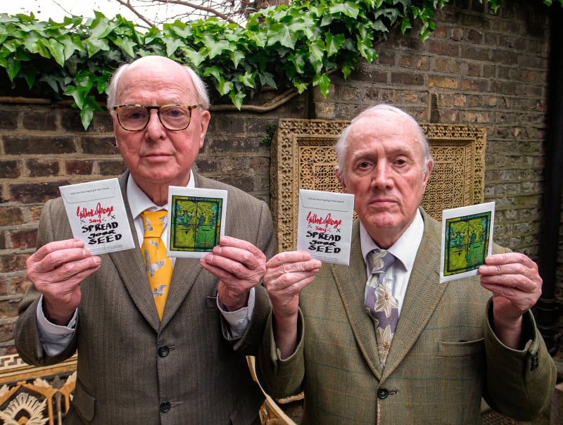 Gilbert & George say Spread your Seed. Photo: Yu Yigang