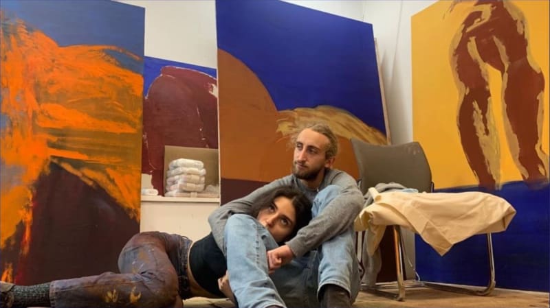 Christine Safa and Nathan Bertet