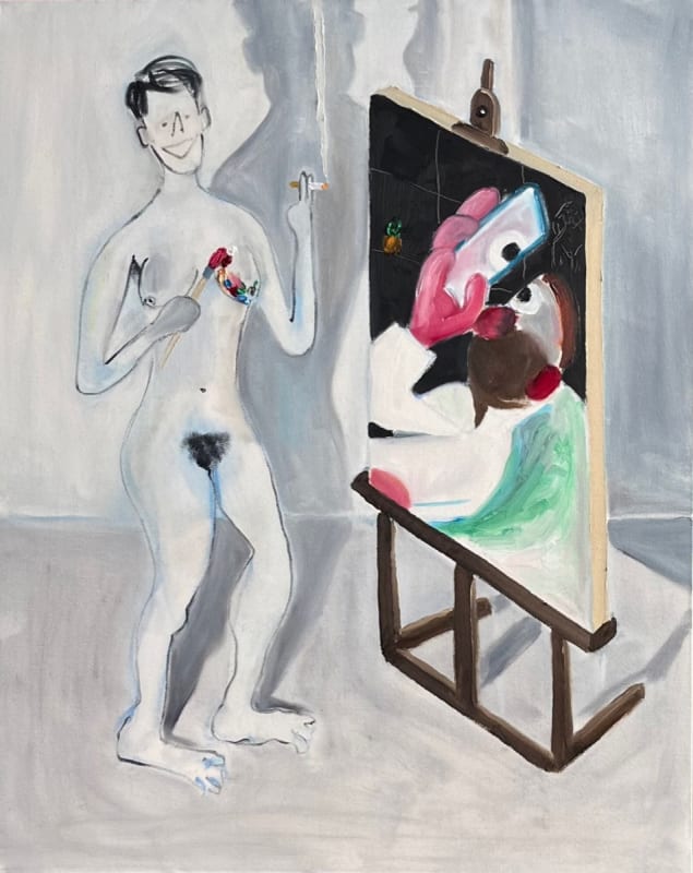 Keith Boadwee, Portrait of Nicole. 2021, Oil on canvas. © Keith Boadwee. Courtesy the artist.