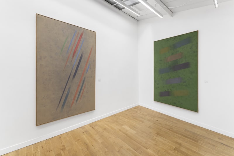 Vue de l'exposition, Charles Pollock, un siècle américain, ©Nicolas Brasseur