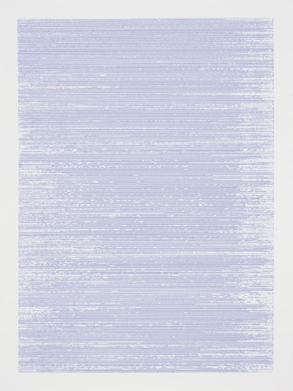 Claude Chaussard, Chant de Mars n°53, Encre sur papier, 40 x 30 cm, 2022