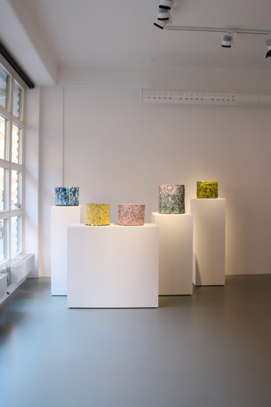 Morten Løbner Espersen "Vacui" 2017 - 2021, hand-thrown stoneware with glaze