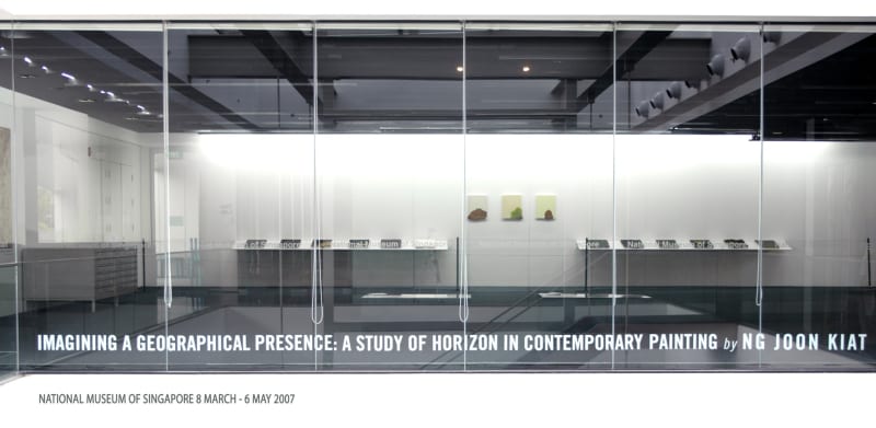 Imagining a Geographical Presence: A Study of Horizon in Contemporary Painting exhibition. Image Courtesy of Ng Joon Kiat