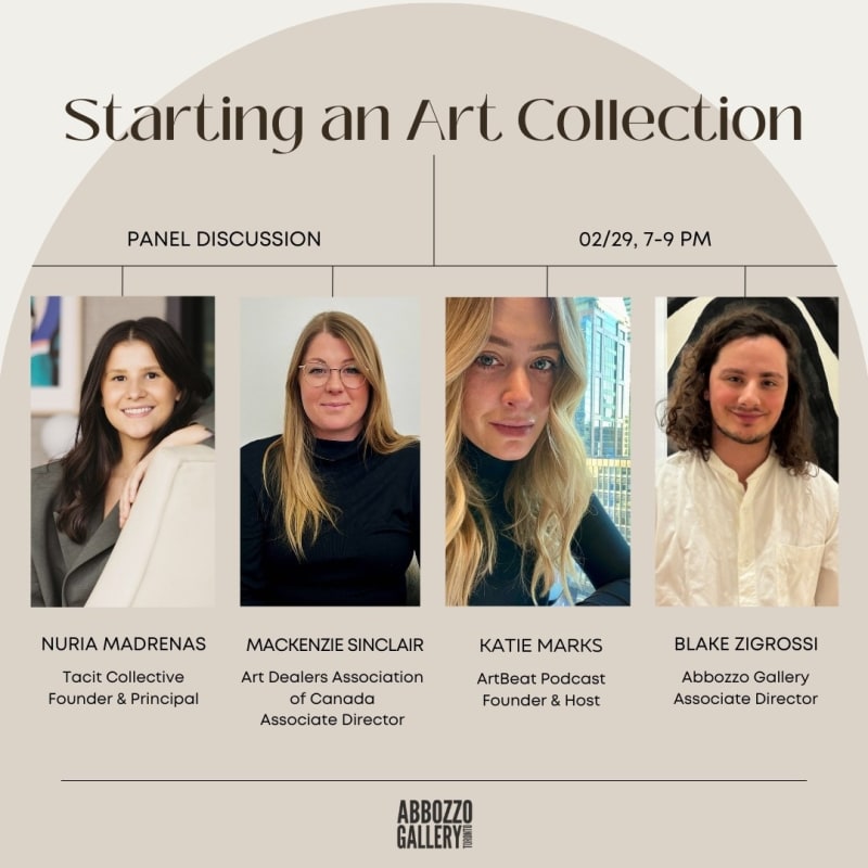 Starting an Art Collection, Panel Discussion | Abbozzo Gallery Learning Series