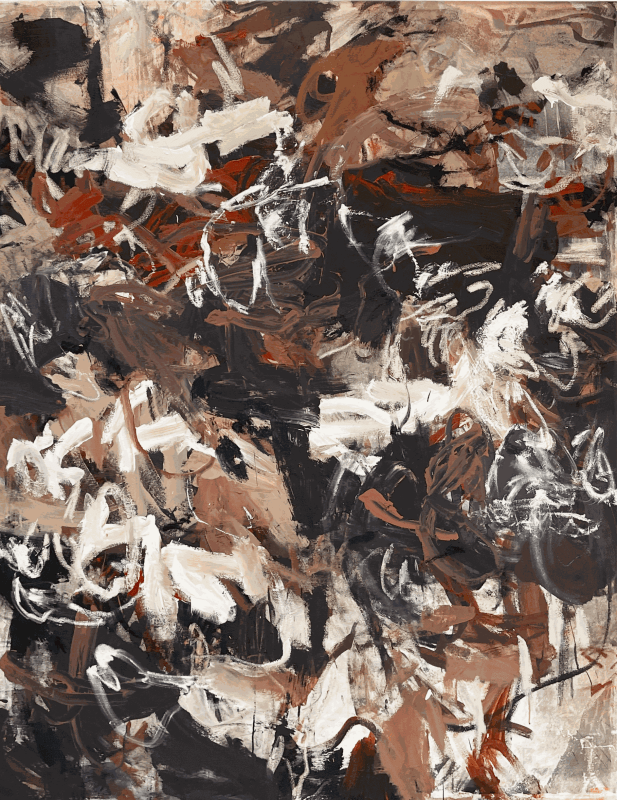 Celia Lees 45 lives, 2023 Acrylic and oil stick on canvas 80 x 64 in 203.2 x 152.4 cm