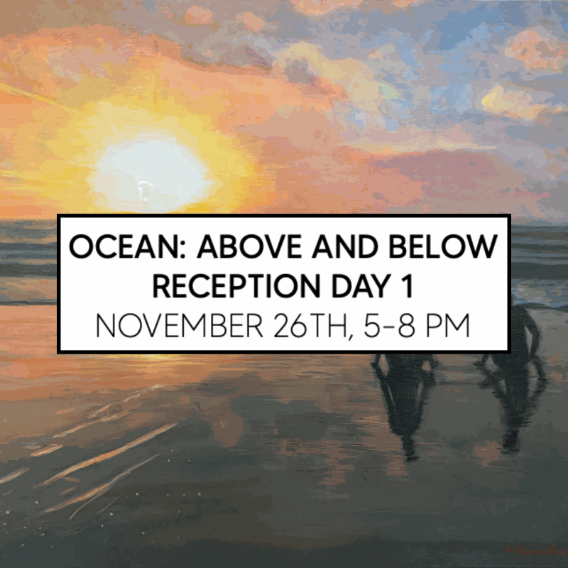 Ocean: Above and Below Reception Day 1