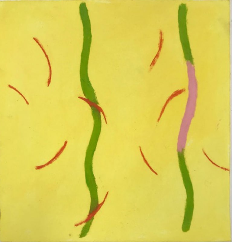 Briars ed. 7, carborundum & hand colouring, 12 1/4 x 12 1/4 in / 31 x 31 cm