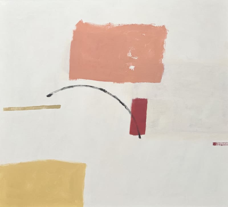 Red, Orange & Yellow, oil on canvas, 38 x 42 in / 96.5 x 106.5 cm