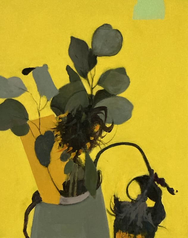 Polysun II, acrylic on canvas, 11 3/4 x 9 1/2 in / 30 x 24 cm