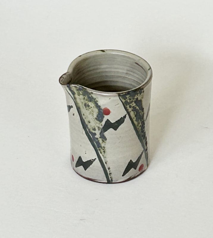 Straight Jug, earthenware, 4 1/2 x 3 1/2 in / 11.5 x 9 cm each