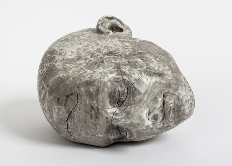 "Cracked Head", 2022, Ceramic with glaze and underglaze ©Track16 ©Camilla Taylor
