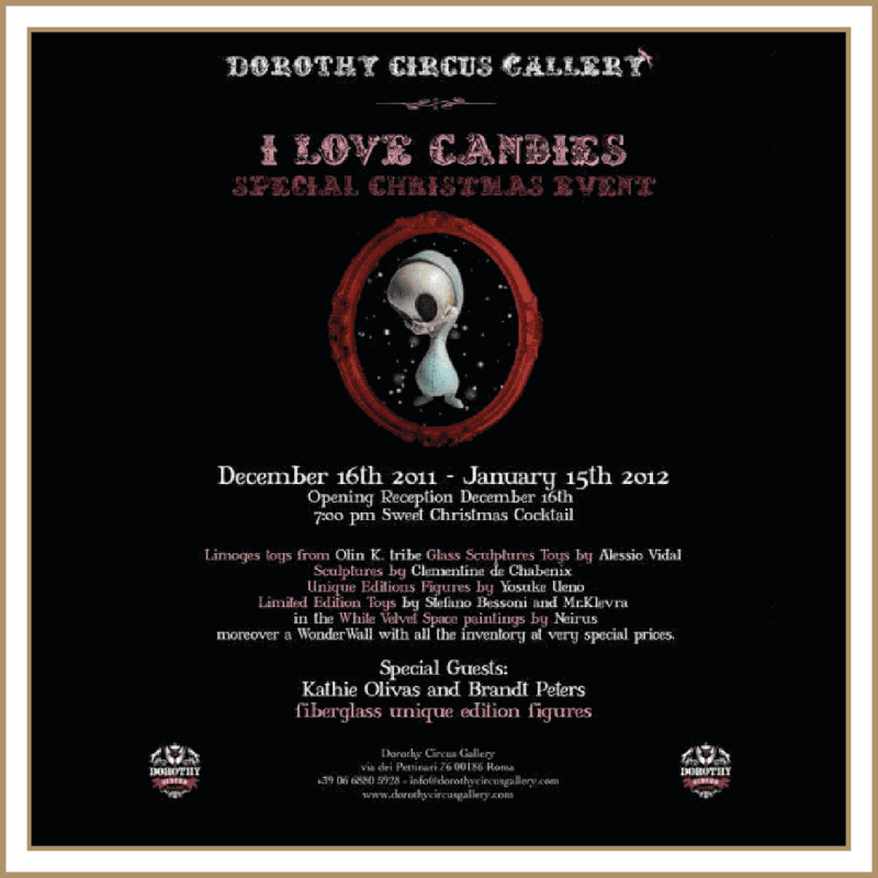 I LOVE CANDIES: SPECIAL CHRISTMAS EVENT TOYS AND SCULPTURES, Dorothy Circus Rome | Group Show