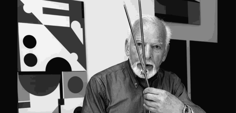 Jorge Riveros in his studio, 2021