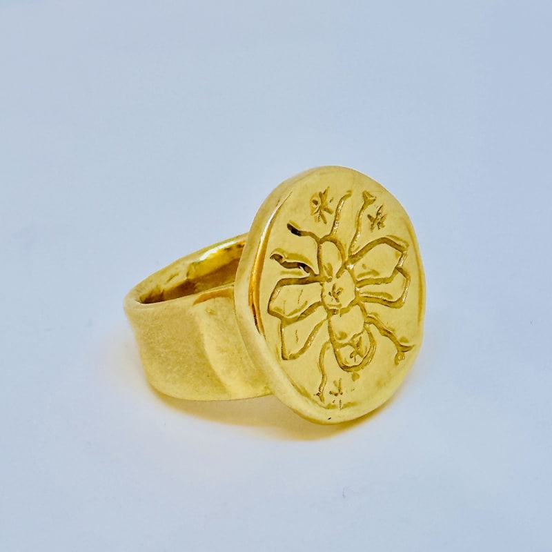 Apis V.1, Lost Constellation Bee Ring, From the Lost Constellation Series by sculptor Goody-B. Wiseman