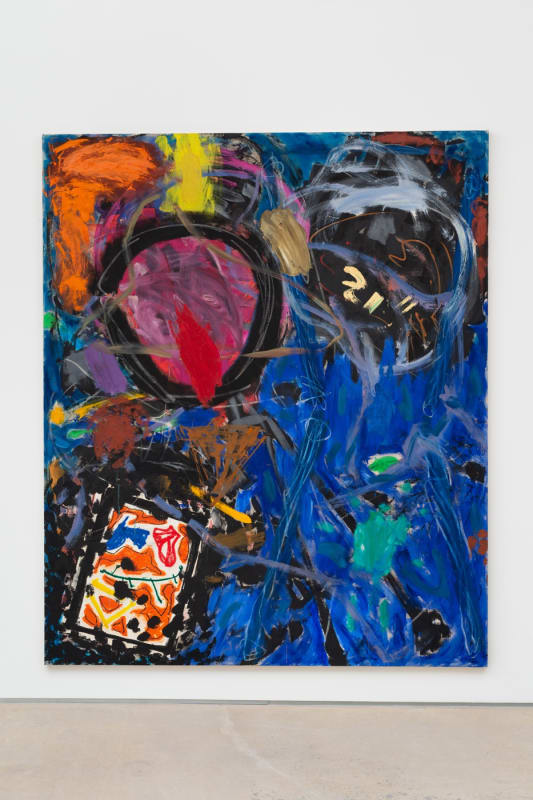 Basil Beattie, Blue Joy, 1982, Oil On Canvas, 254.5 X 212.4 cm 
