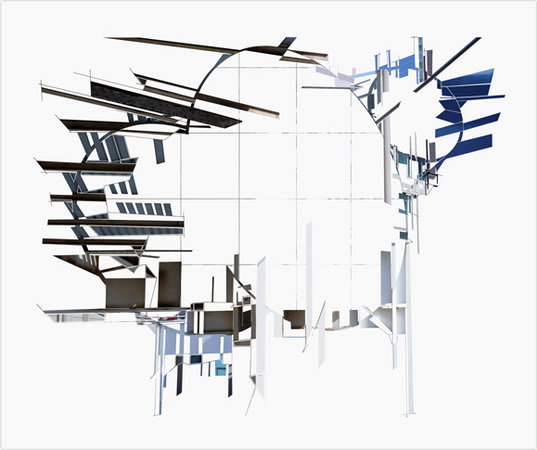 Richard Galpin, Elevation I, 2008, Peeled photograph, 59 x 69 cm, 23.25 x 27.19 in