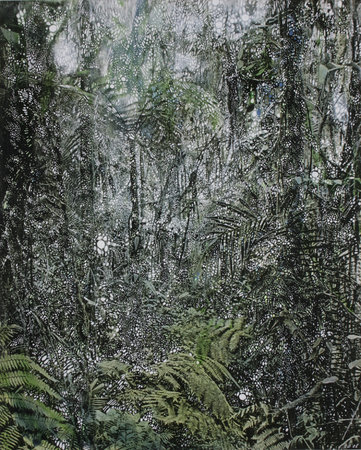 Sebastiaan Bremer, Mata Tropicalia, 2008, Unique hand-painted chromogenic print with mixed media, 30.5 x 24.5 cm, 12.02 x 9.65 in