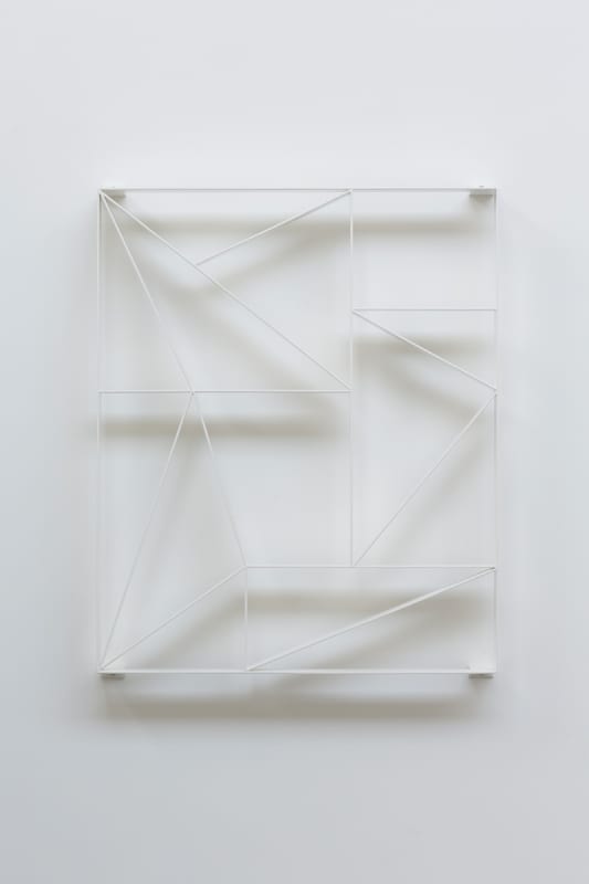 Daniel Robert, Hunziker KALK_16/I, 2016, powdercoated steel, 115 x 95 cm, 45 1/4 x 37 3/8 in