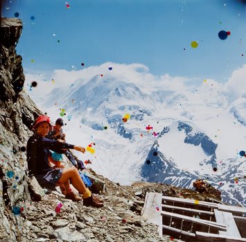 Sebastiaan Bremer, Large Schoener Goetterfunken XII, ‘Where Thy Gentle Wing Abides’ (Wo Dein Sanfter Fluegel Weilt), 2010, Unique hand-painted chromogenic print with mixed media, 126.5 x 129 cm, 49 3/4 x 50 3/4 in, Framed: 130.5 x 133 cm, 51 5/8 x 52 3/8 