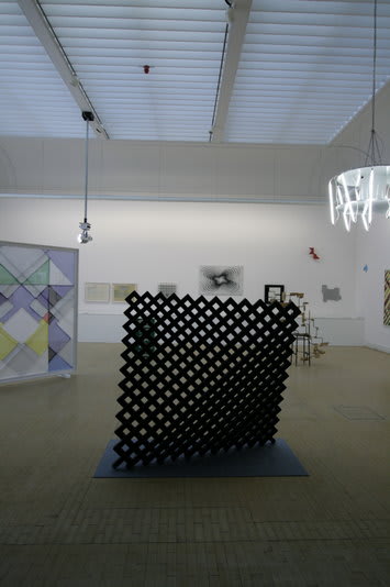 Installation view of Construction & its Shadow curated by Andrew Bick at Leeds Art Gallery