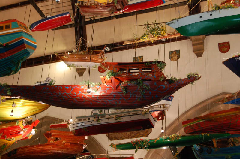 Hew Locke, For Those in Peril on the Sea, 2011, Folkestone [view II], Commissioned by The Creative Foundation for the 2nd Folkestone Triennial