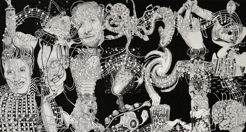 Detail of Martin Wilner, Making History: Case Histories, January 2012