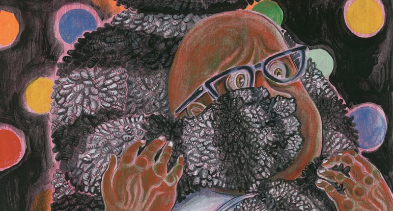 Detail of Trenton Doyle Hancock, Bringback Cabbage