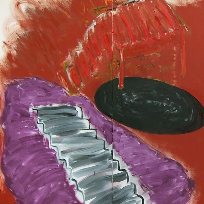 Detail of Basil Beattie, Ascent, 2012