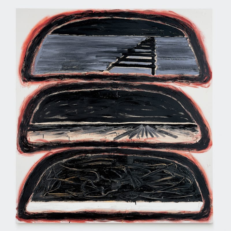 Basil Beattie, The Approaching Night, 2008